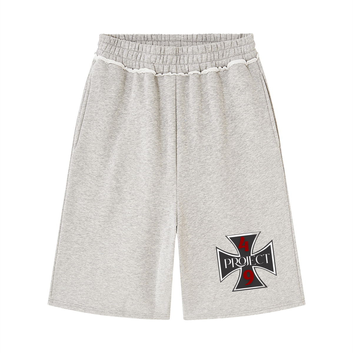 Raw Edge Fleece Shorts