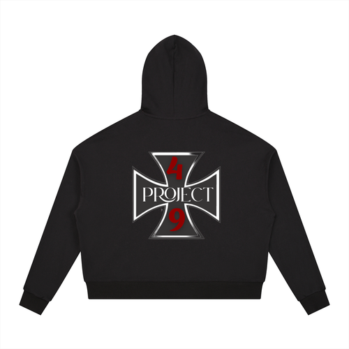Contrast Drawstring Hoodie