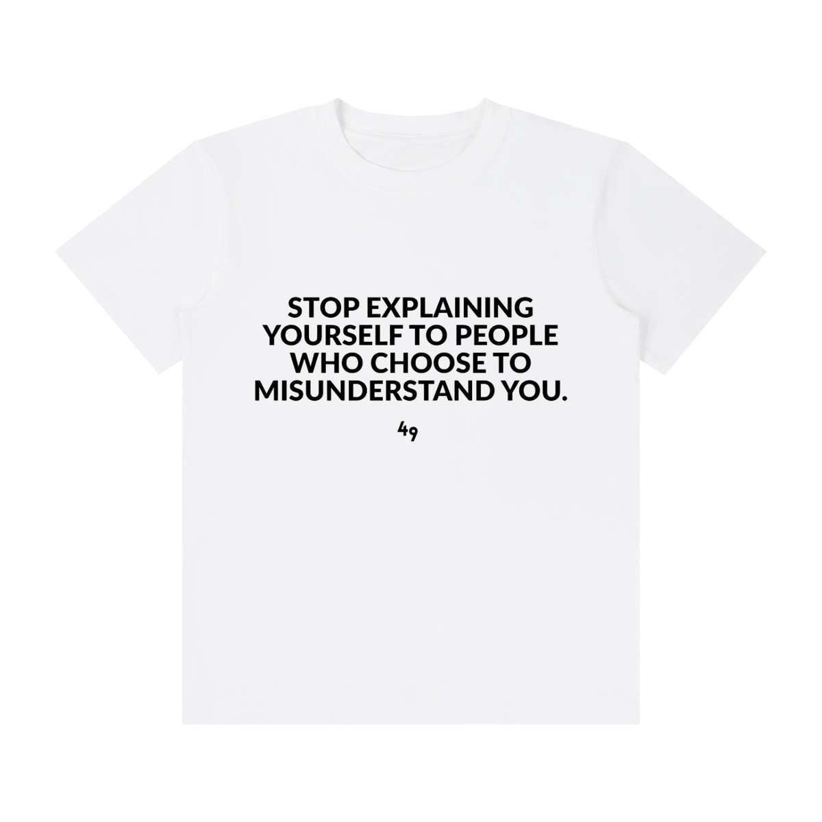 Quote Cotton T-Shirt